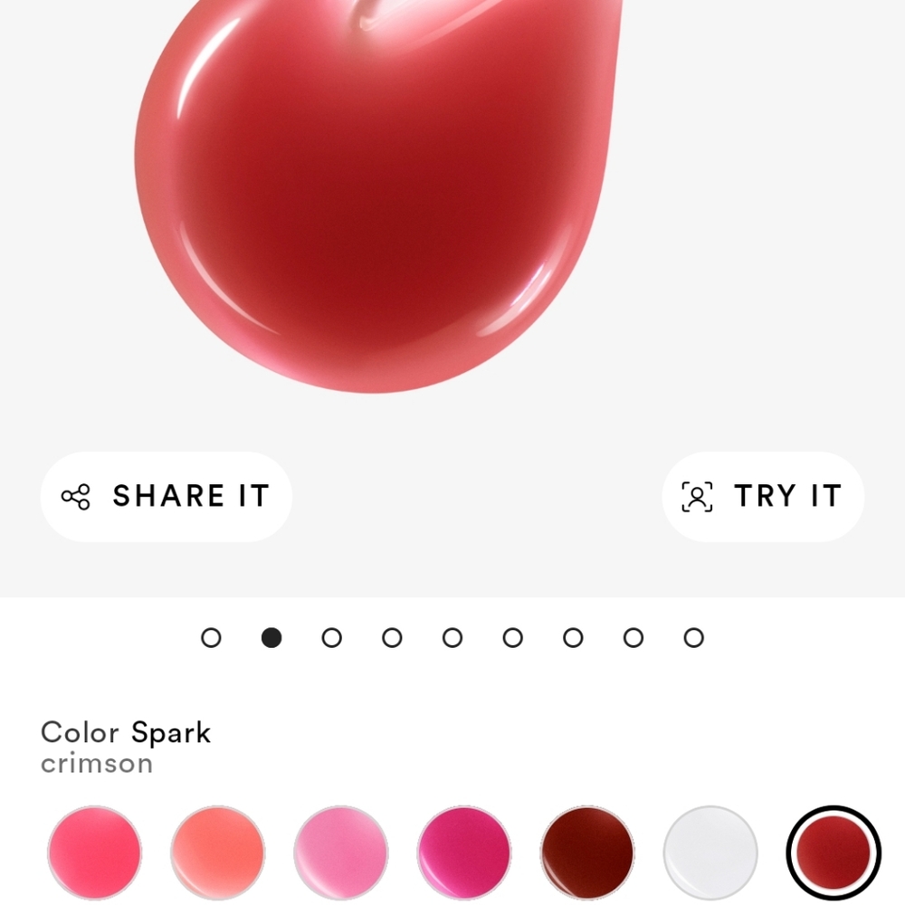 💄HP💄NIB BARE MINERALS NOURISHING LIP OIL SPARK - Picture 3 of 16